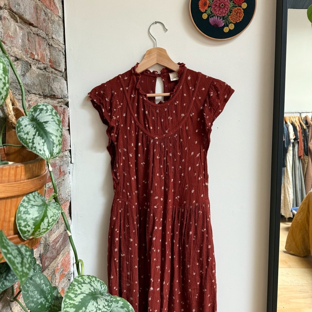 Universal Thread | Floral Prairie Midi Dress | XS